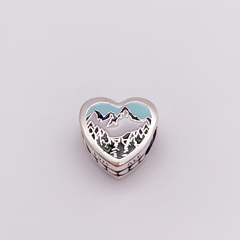 Pandora Oregon Heart Charm S925 Sterling silver